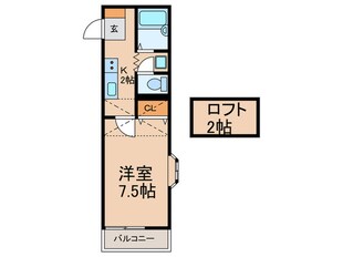 イ－ストスプリ－ムⅡの物件間取画像